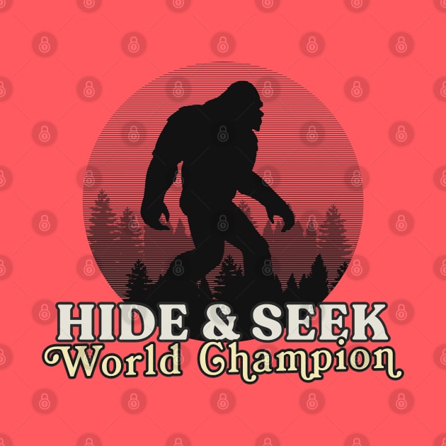 Retro Bigfoot Hide & Seek World Champion by DankFutura
