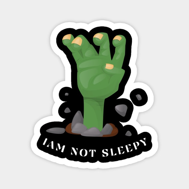 Zombiecleo - I'm not sleepy Magnet by Creativart99