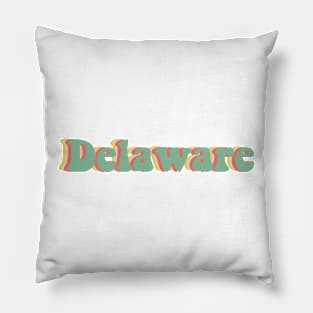 Delaware 70's Pillow