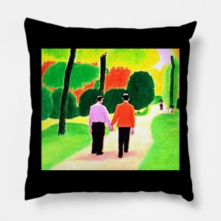 Walk Together Cool Friendship Pillow