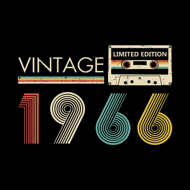 Vintage 1966 Limited Edition Cassette 58th Birthday by Kontjo