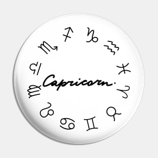 Capricorn Season Pin