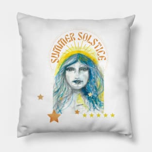 Summer Solstice Sunray Pillow