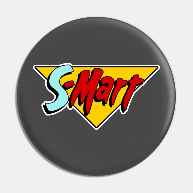 S-Mart Pin by BigOrangeShirtShop