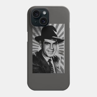 Classic Film: Fred MacMurray BW Phone Case