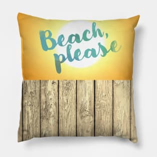 Summer Beach Pillow