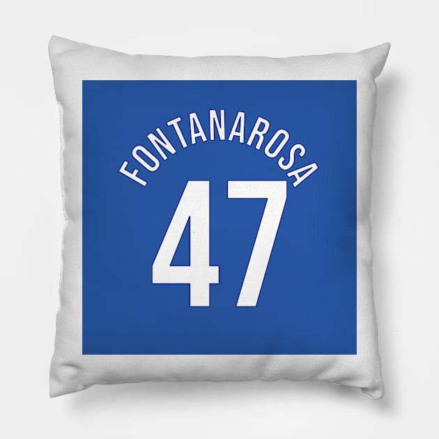 Fontanarosa 47 Home Kit - 22/23 Season Pillow by GotchaFace