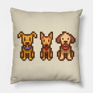 Pixel Dogs Pillow