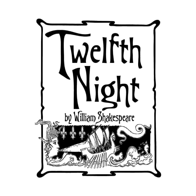 Twelfth Night William Shakespeare Title Page by buythebook86