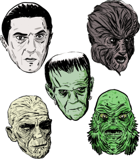 Universal Monsters Magnet