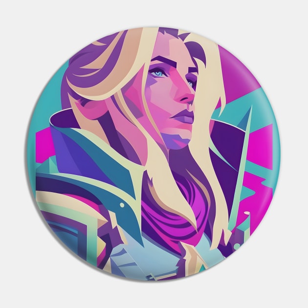 Jaina Proudmoore - Daughter of the Sea Pin by NeonOverdrive