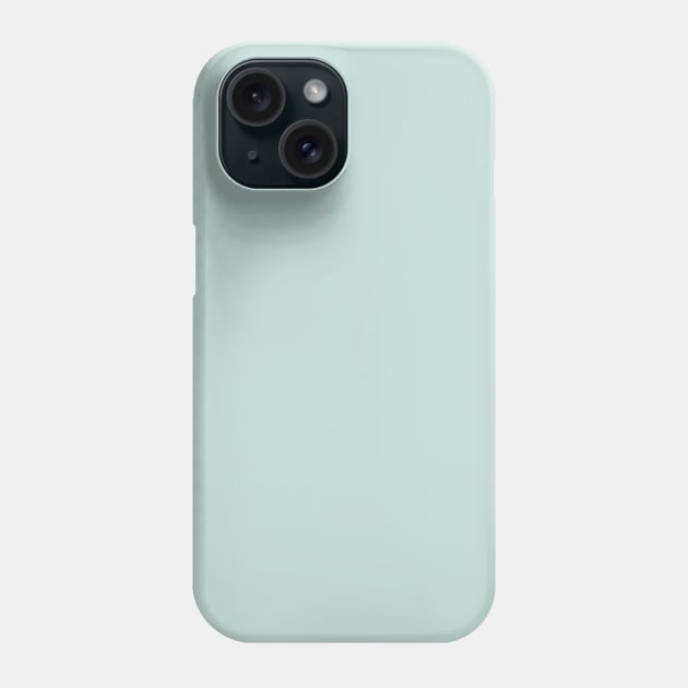 preppy abstract pale blue pastel mint Phone Case by Tina