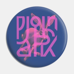 Rabbit (pink) Pin