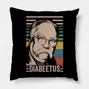Diabeetus / Wilford Brimley - Vintage Style Design Pillow