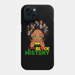 I Am Black History My Roots Black Pride African American BHM Phone Case