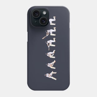 Cricket Bowling Sequence Phone Case