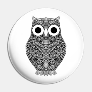 Geometric Owl 1 Pin