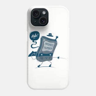 Masked number Phone Case