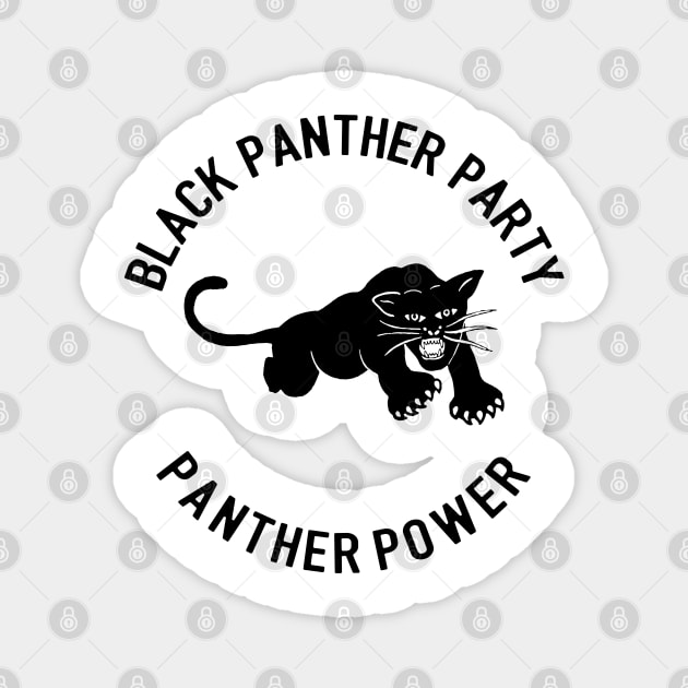 The Black Panther Party, Black History, Black Lives Matter, Civil Rights Magnet by UrbanLifeApparel