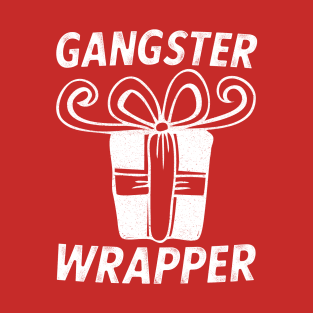 Gangster Wrapper (Rapper) Christmas Bow Gift T-Shirt