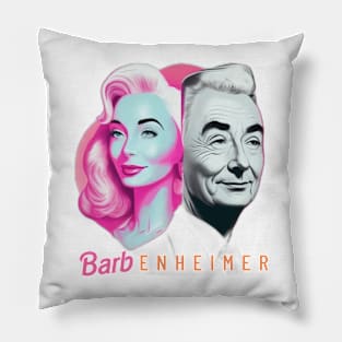 Barbenheimer vintage Pillow