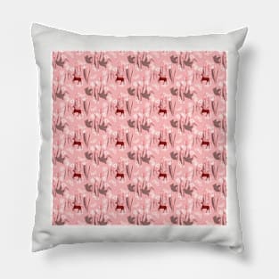 O spring pink Pillow