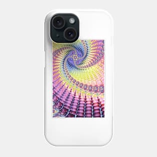 Colourful Fractal Vortex Phone Case