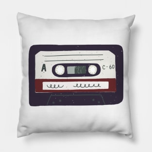 Cassette tape Pillow