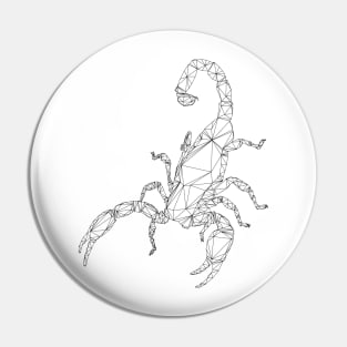 Scorpion 3D Black Pin