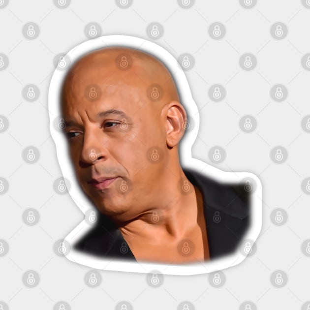 Vin Diesel - Celebrities - Bloodshot - 2020 #4 Magnet by Semenov