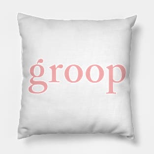 groop 6: breast in pink Pillow