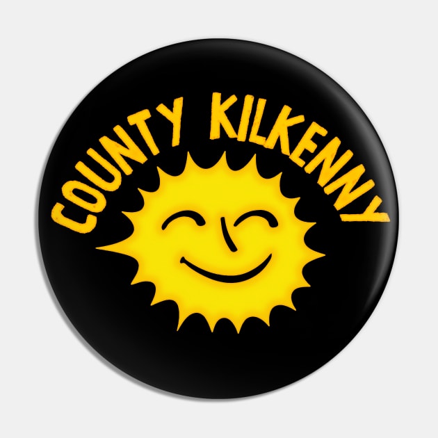 County Kilkenny / Original Retro Irish Design Pin by feck!