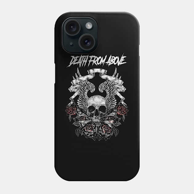 DEATH FROM ABOVE MERCH VTG Phone Case by Bronze Archer