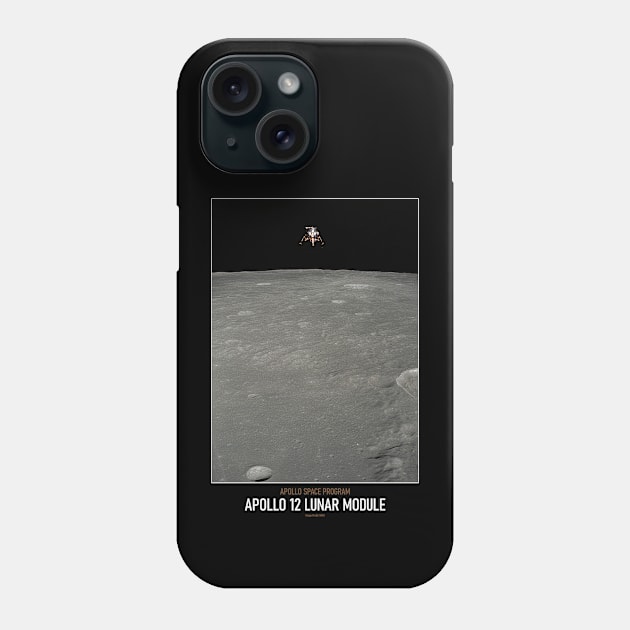 High Resolution Astronomy Apollo 12 Lunar Module Phone Case by tiokvadrat