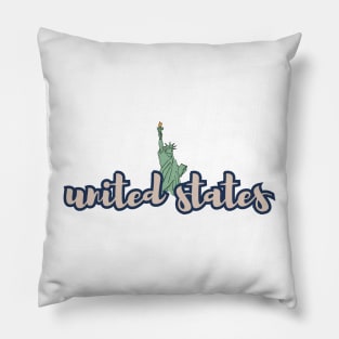 United States Statue of Liberty Pillow