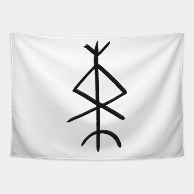Nordic heritage sigil Tapestry by Autistique