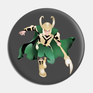 God Of Mischief Pin