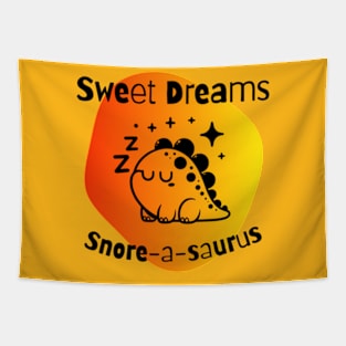 Sweet Dreams: Snore-a-saurus Tapestry