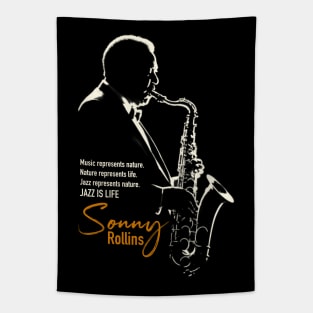 Sonny Rollins silhouette Tapestry