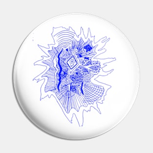 Trippy Design Pin