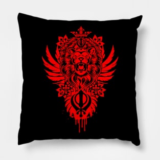 Khanda Warrior Pillow