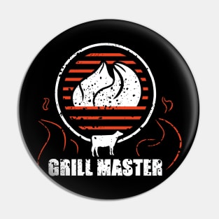 cool master of the grill father's day gift for grill lover Pin