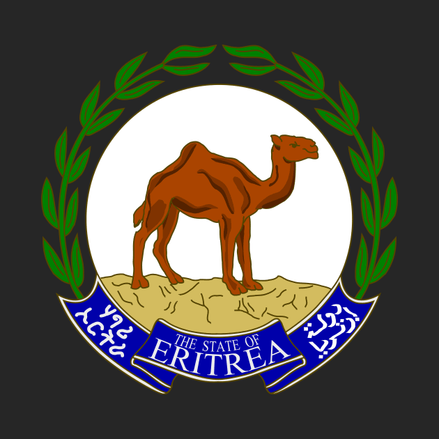 Emblem of Eritrea (sinople argent naturel azur) by Flags of the World