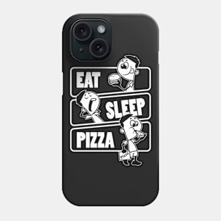 Eat Sleep Pizza Repeat - Food lover graphic Phone Case