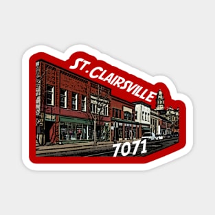 St Clairsville Comic Book City Magnet