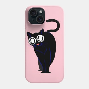 Cute Blue Cat Phone Case