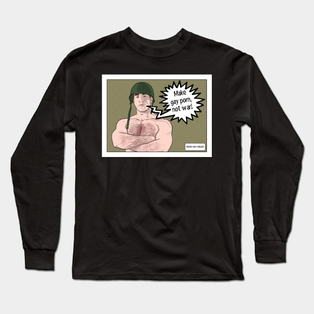 Queer Bait Comics: Gay Porn - Gay - Long Sleeve T-Shirt