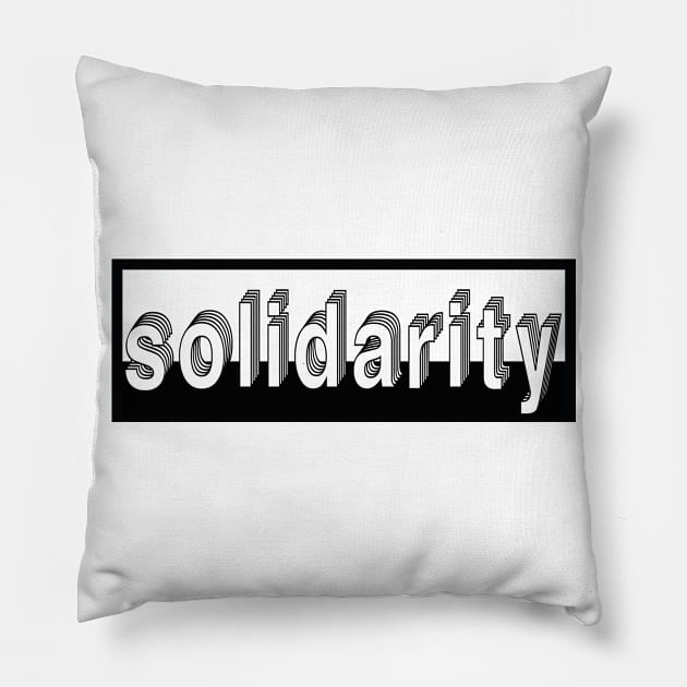 Solidarity Pillow by Usea Studio