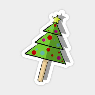 Christmas Tree Lollipop Magnet