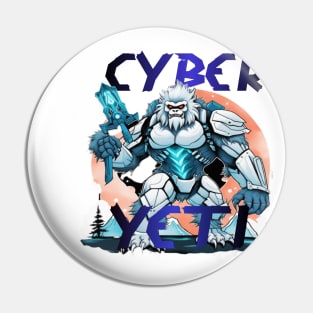 Cyber Yeti Design Pin